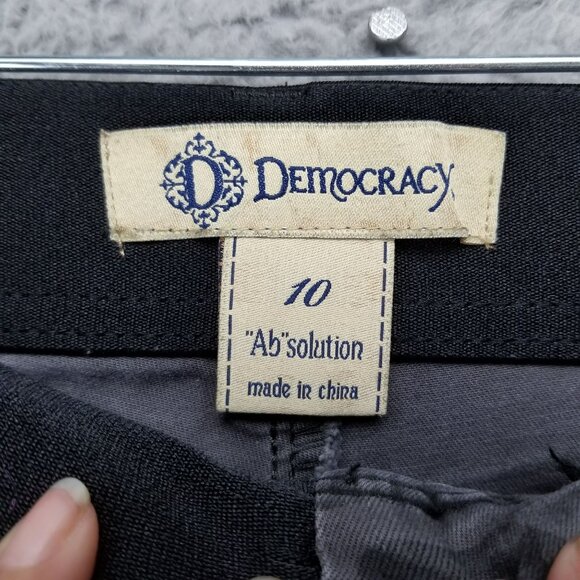 Democracy Jeans Womens 10 Ab Solution Gray Camouflage Stretch Skinny - Picture 3 of 9